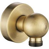 Купить настенный кронштейн 0044 для соединения душевого шланга (круг) мет. bronze,kaiser в Иваново магазин сантехники Суперстрой