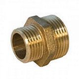 Купить ниппель  латунь 1/4 * 1/2,китай. в Иваново магазин сантехники Суперстрой