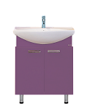 Купить тумба джулия - 75 сиреневая,misty. в Иваново магазин сантехники Суперстрой