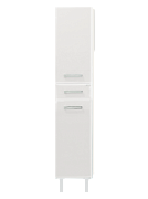 Купить пенал джулия - 36 левый с б/к  и с ящиком белый white,misty. в Иваново магазин сантехники Суперстрой