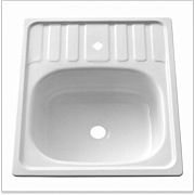 Купить мойка эмалированная 50*60 с кронштейнами, беларусь. в Иваново магазин сантехники Суперстрой