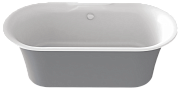 Купить ванна литьевая венеция 170*800 серый, bas. в Иваново магазин сантехники Суперстрой