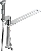 Купить смеситель с гигиеническим  душем х25-56, rossinka (крепление к унитазу) в Иваново магазин сантехники Суперстрой