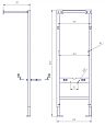 Купить комплект delfi подвесной сиденье термопласт lift+инсталляция vector с кнопкой corner белый пластик, cersanit. в Иваново магазин сантехники Суперстрой