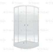 Купить душевой угол лайт а 100*100,нп,градиент,бел, тритон. в Иваново магазин сантехники Суперстрой