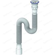 Купить слив гофра d230 40*50 с выпуском 1.2 м  11/2", unicorn. в Иваново магазин сантехники Суперстрой