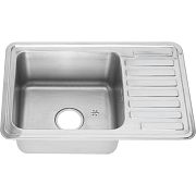 Купить мойка врезная 66*43 (1,0 мм) полированая чаша сатин, melana. в Иваново магазин сантехники Суперстрой