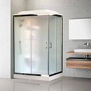 Купить душевая  кабина royal rb 8120нр7-wc-ch,l нп,мс,белая задняя стенка в Иваново магазин сантехники Суперстрой