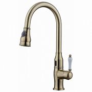 Купить смеситель vincent-sensor 31366-1 кухня с выдвижной лейкой bronze,kaiser в Иваново магазин сантехники Суперстрой