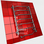 Купить электрический полотенцесушитель e 80*50, левое, двин. в Иваново магазин сантехники Суперстрой