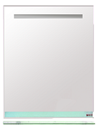 Купить зеркало  джулия - 65 с полочкой 12 мм голубое,misty. в Иваново магазин сантехники Суперстрой