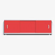 Купить экран д/ванны пвх 1,5м красный, оптима. в Иваново магазин сантехники Суперстрой