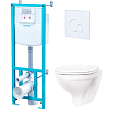 Купить комплект подвесной унитаз бореаль 1wh302464,santek в Иваново магазин сантехники Суперстрой