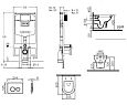 Купить комплект zentrum 9012в003-7205,инсталляция,кнопка,сидение стандартное,vitra. в Иваново магазин сантехники Суперстрой