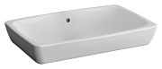 Купить раковина "metropole" 5668в003-0012 (60см), чаша,белый,перелив,vitra. в Иваново магазин сантехники Суперстрой