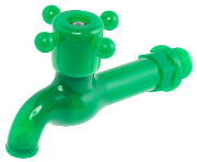 Купить кран водоразборный ду15 пластик цветной, россия. в Иваново магазин сантехники Суперстрой