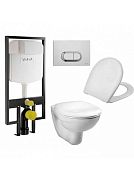 Купить комплект normus 9773b003-7201,инсталляция,сидение стандартное, кнопка 740-0500(белая),vitra. в Иваново магазин сантехники Суперстрой