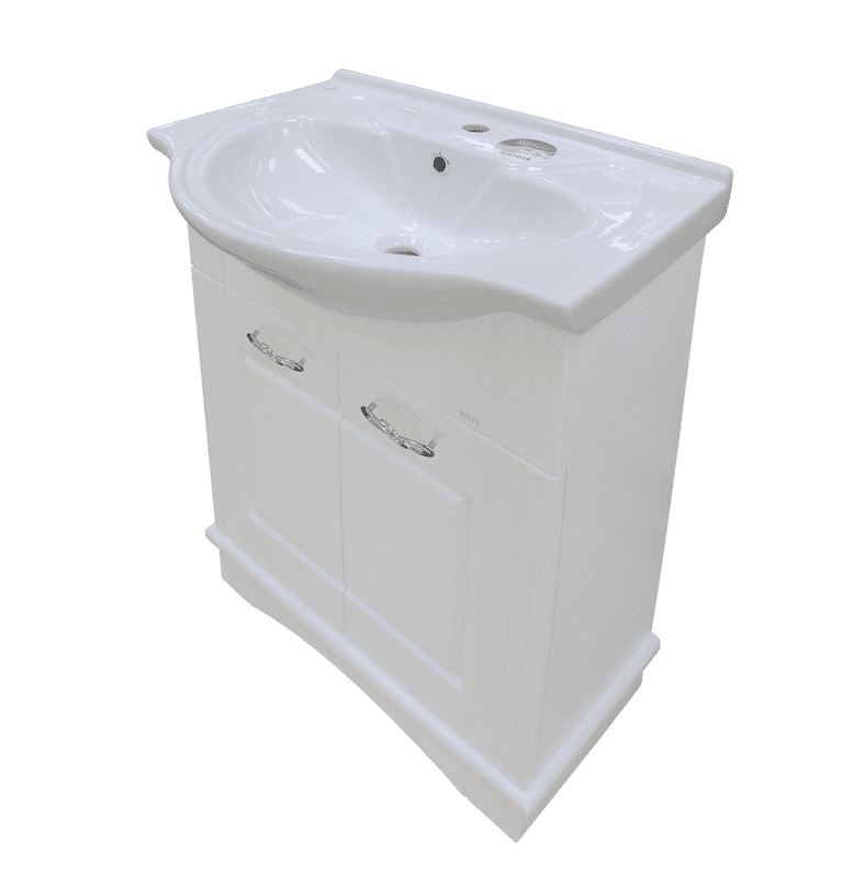 Купить тумба эльбрус-65 белая + рак. эльбрус, misty. в Иваново магазин сантехники Суперстрой