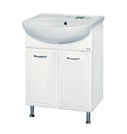 Купить тумба гретта - 60 прямая + б/к , misty. в Иваново магазин сантехники Суперстрой