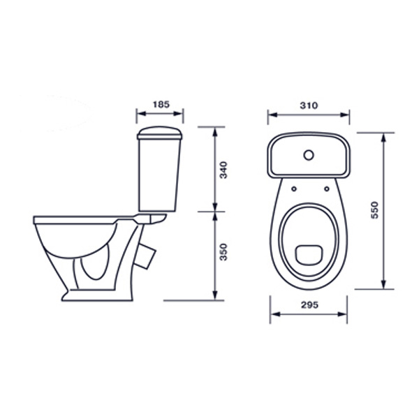 Купить компакт-унитаз детский стандарт сиреневый, старый оскол. в Иваново магазин сантехники Суперстрой