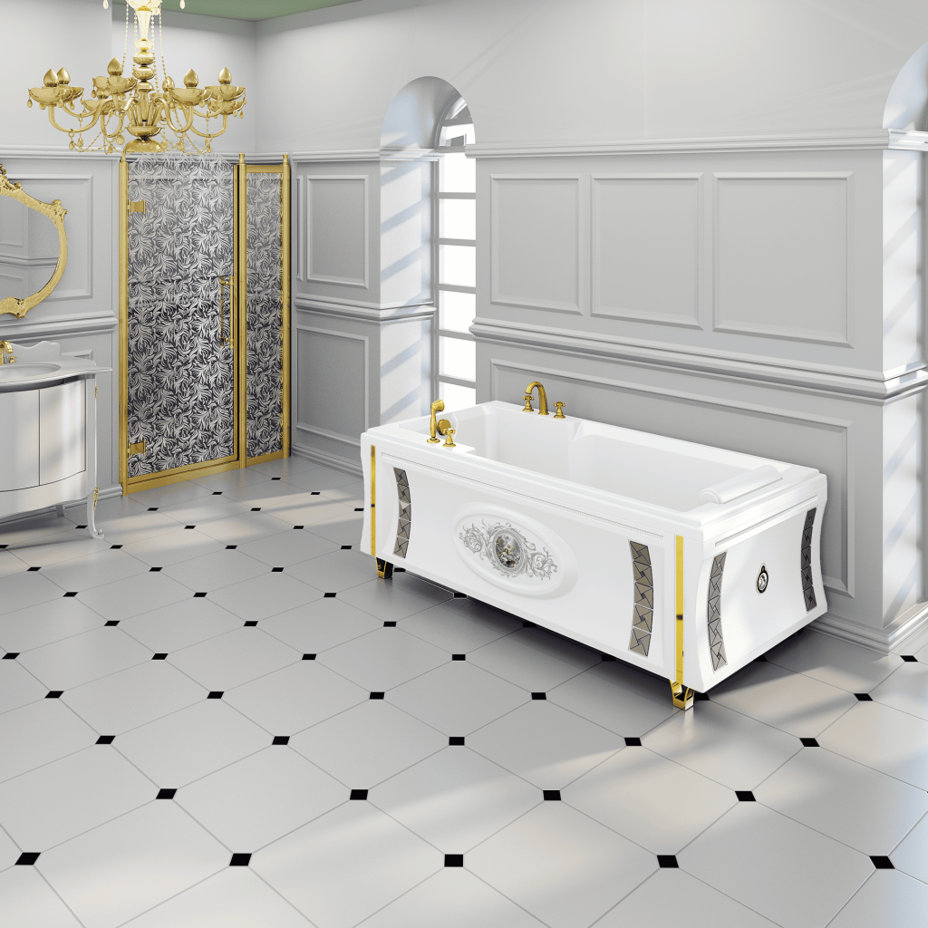 Купить ванна акриловая русильон 180*90*66, radomir. в Иваново магазин сантехники Суперстрой