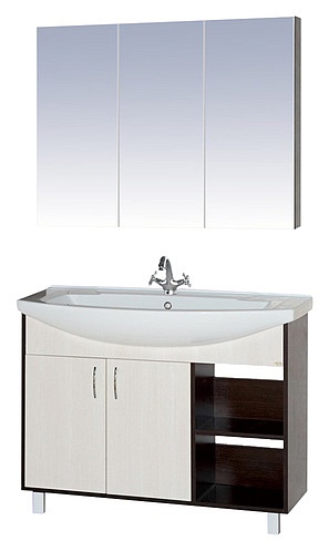 Купить тумба браво -105 комбинированная, misty. в Иваново магазин сантехники Суперстрой