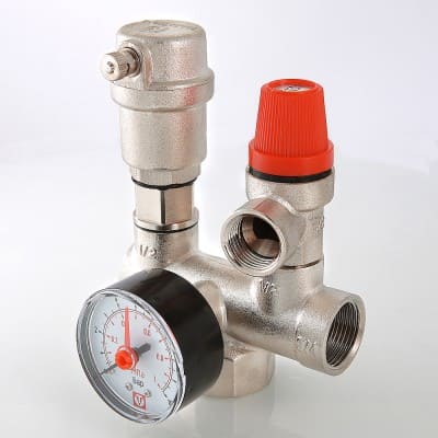 Купить группа безопасности котла vt.460.0.0 1", valtec. в Иваново магазин сантехники Суперстрой