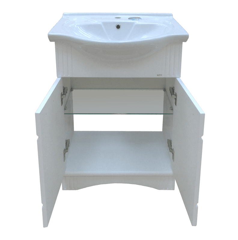 Купить тумба эльбрус-65 белая + рак. эльбрус, misty. в Иваново магазин сантехники Суперстрой