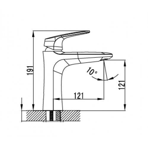 Купить смеситель leon 18011/18111 тюльпан,kaiser в Иваново магазин сантехники Суперстрой