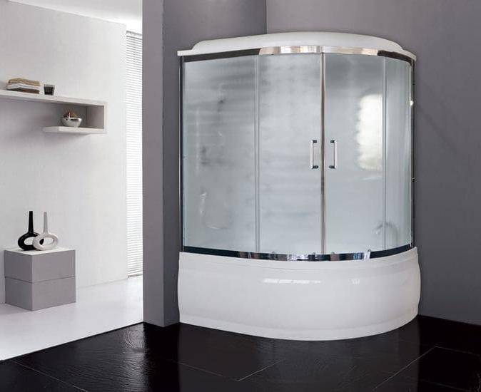 Купить душевая кабина royal rb 150alp-с-ch-l,вп мс,белая задняя стенка в Иваново магазин сантехники Суперстрой