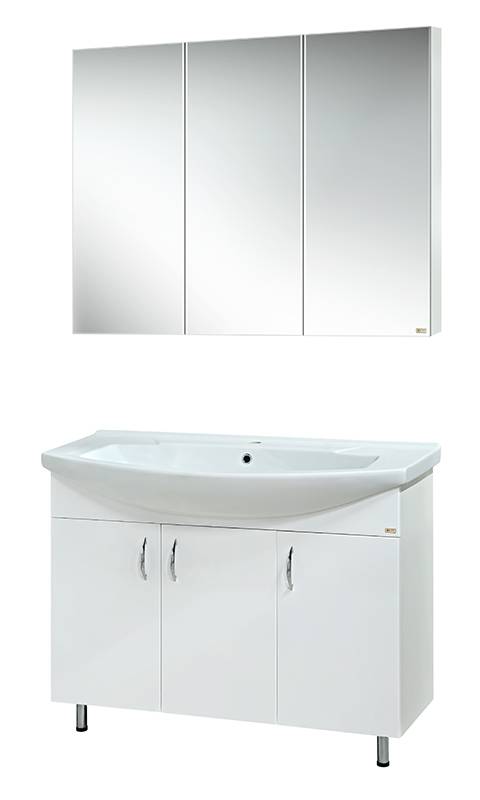 Купить тумба  балтика -105 прямая, белая,misty. в Иваново магазин сантехники Суперстрой