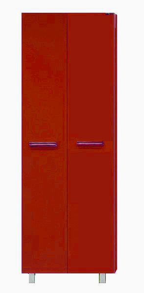 Купить пенал джулия - 60 красный,misty. в Иваново магазин сантехники Суперстрой