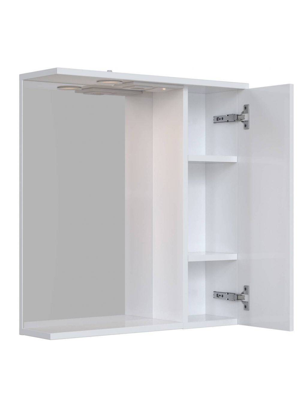 Купить зеркальный шкаф июнь-60 п, 1/дв, белый, sanstar в Иваново магазин сантехники Суперстрой