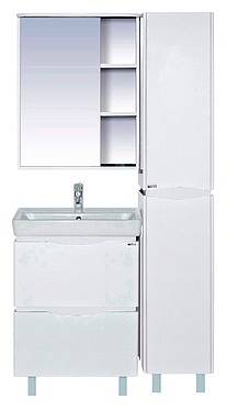 Купить зеркало-шкаф венера - 60 левое со светом, белое,misty. в Иваново магазин сантехники Суперстрой