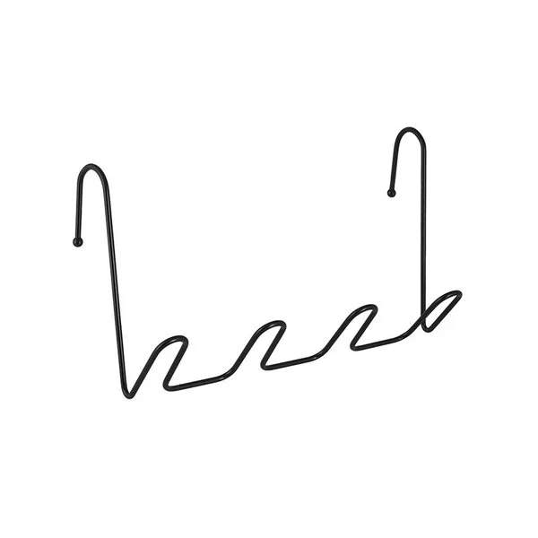 Купить вешалка на полотенцесушитель aris волна s 25 см черная в Иваново магазин сантехники Суперстрой