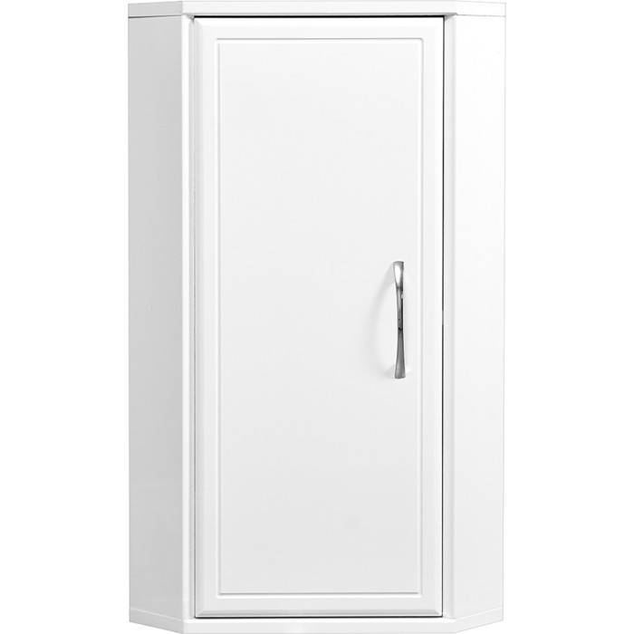 Купить шкаф подвесной угловой концепт-30 белое, stella polar. в Иваново магазин сантехники Суперстрой