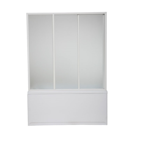 Купить шторка для ванны рио (3 ств., пластик),bas. в Иваново магазин сантехники Суперстрой