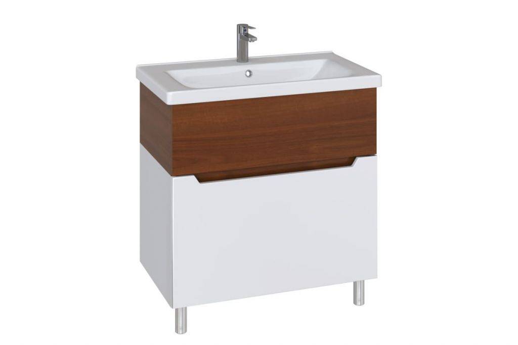 Купить тумба напольная valencia-80, 2 ящ+умывальник гармония-80, sanstar. в Иваново магазин сантехники Суперстрой