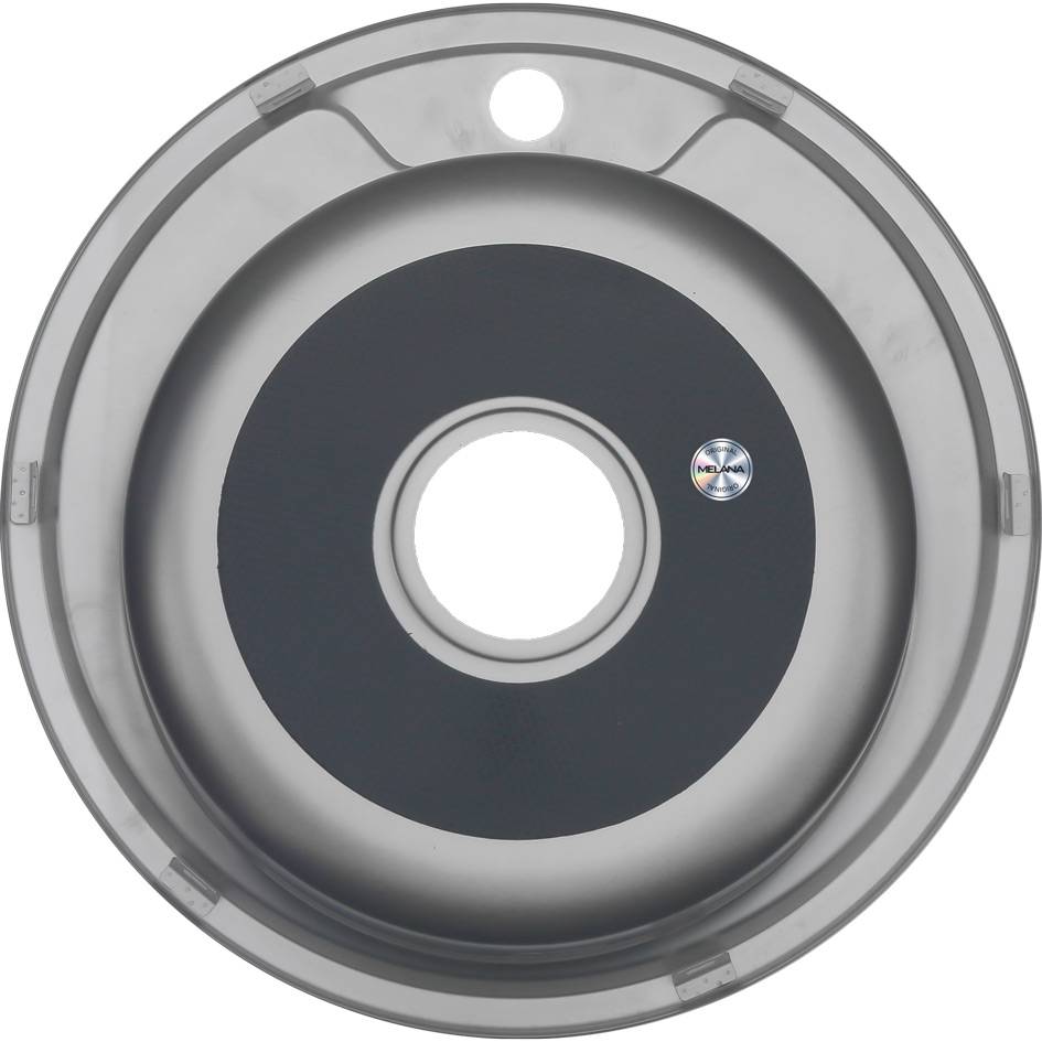 Купить мойка врезная 490 (0,8мм) матовая, melana. в Иваново магазин сантехники Суперстрой