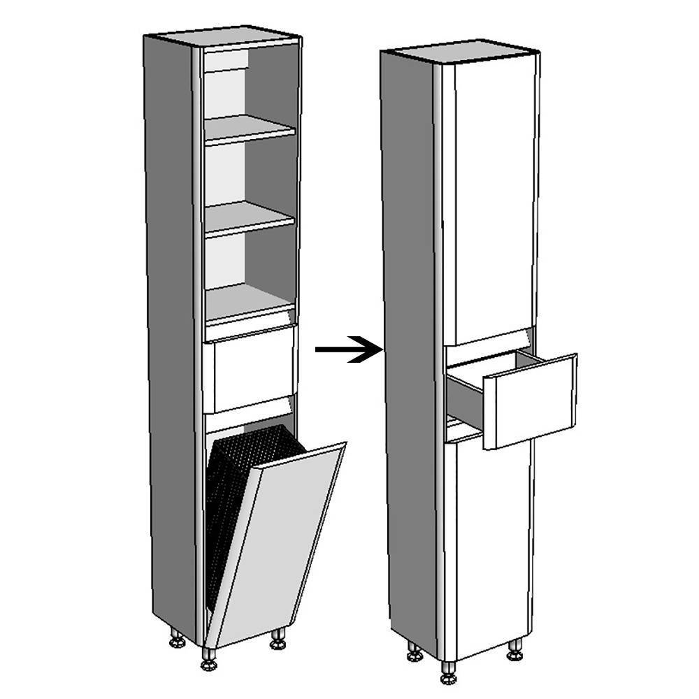 Купить пенал алабама-35 z1 корзина крем экрю, corozo. в Иваново магазин сантехники Суперстрой