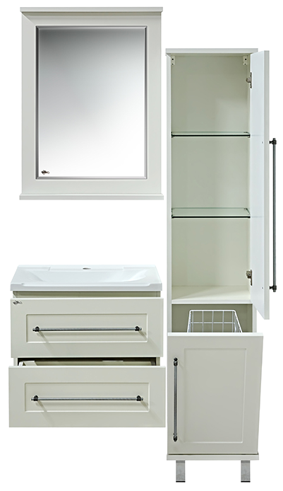 Купить пенал марта-35 правый, белый, misty. в Иваново магазин сантехники Суперстрой