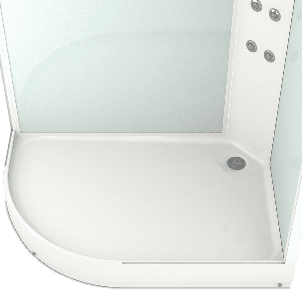 Купить душевая кабина domani delight 128 120*80 r нп cм-черная задняя стенка в Иваново магазин сантехники Суперстрой