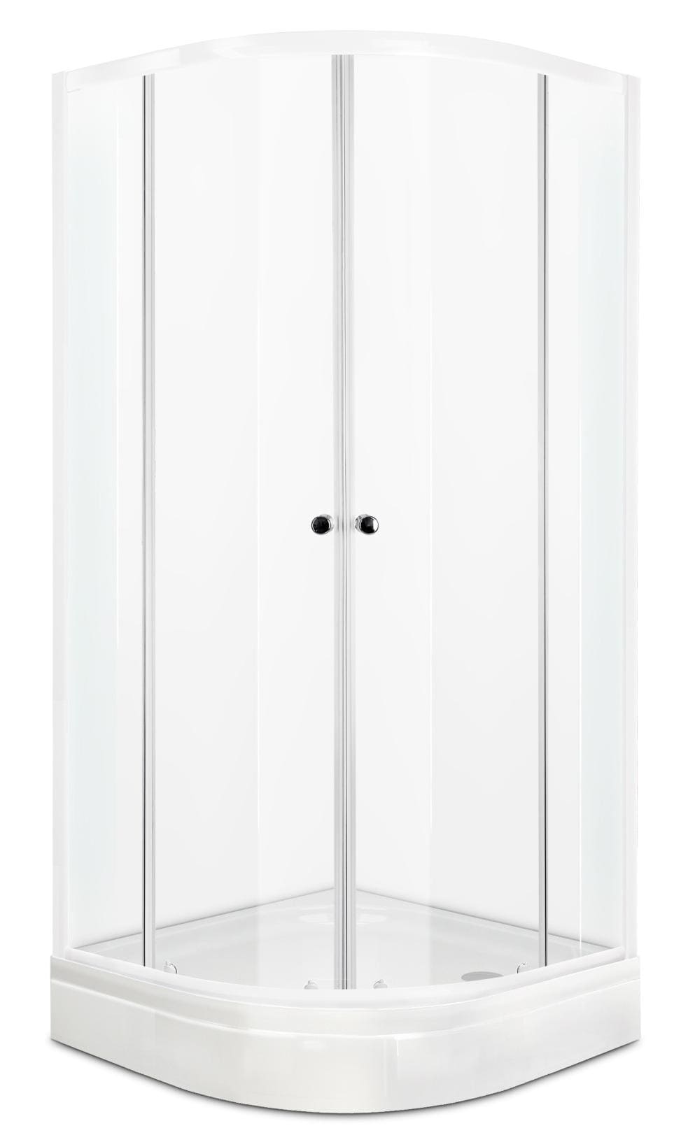 Купить душевой угол domani spa fit 88 нп пс(поддон, сифон,ограждение) в Иваново магазин сантехники Суперстрой