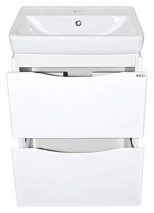 Купить тумба венера - 60 с 2 ящиками, белая,misty. в Иваново магазин сантехники Суперстрой