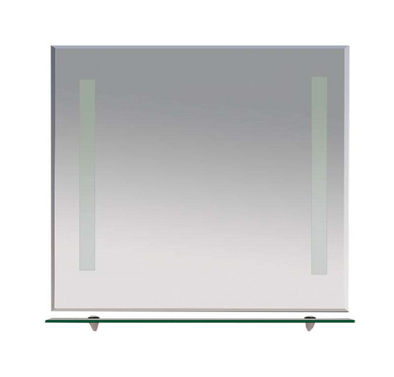 Купить зеркало лика - 90 с полочкой  (свет),misty. в Иваново магазин сантехники Суперстрой