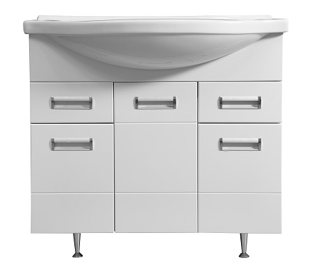 Купить тумба фиора-105,2ящика+раковина элеганс-105,stella polar. в Иваново магазин сантехники Суперстрой