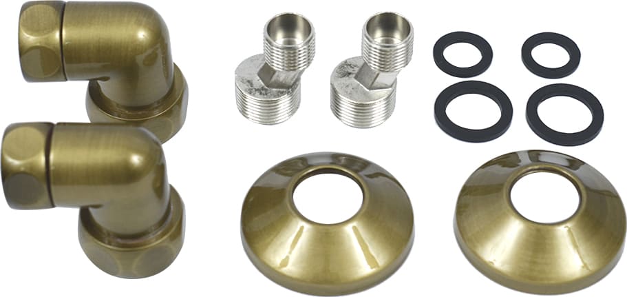 Купить водяной полотенцесушитель лесенка bubble3  80*50 к3 состаренная бронза, двин. в Иваново магазин сантехники Суперстрой