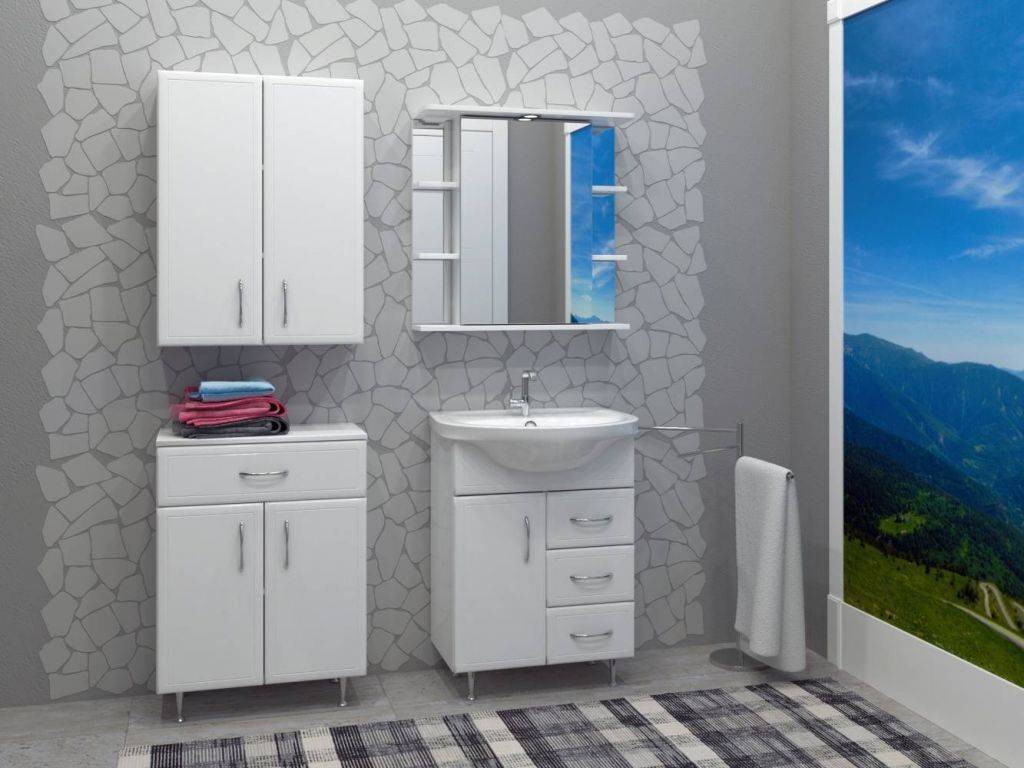 Купить комод концепт-50 белый 1 ящ,stella polar. в Иваново магазин сантехники Суперстрой