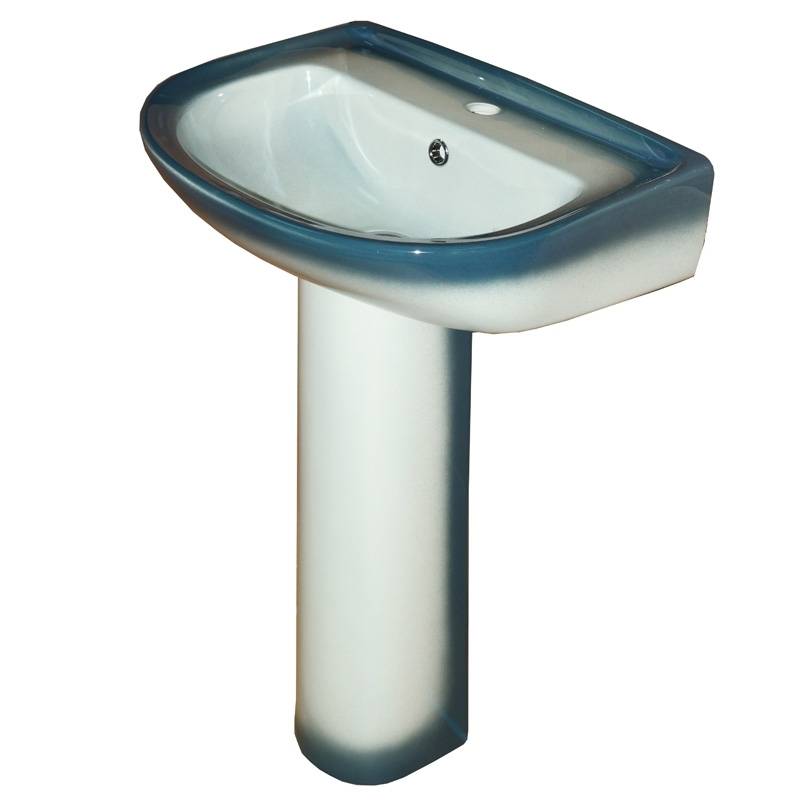 Купить раковина на пьедестале ресса зеленая, киров(rosa). в Иваново магазин сантехники Суперстрой