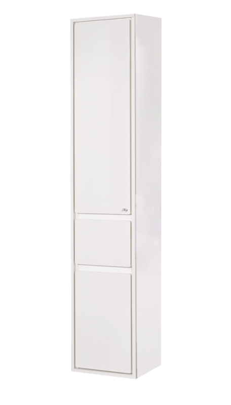 Купить пенал барселона - 35 с ящиком левый, белая эмаль,misty. в Иваново магазин сантехники Суперстрой